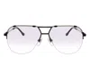 Vintage Frames Company Blanco Half Rim 24kt Two-tone Black / White Gold