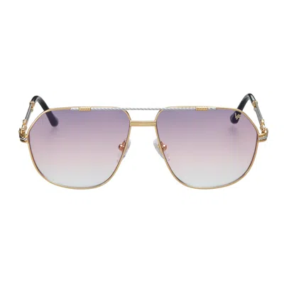 Vintage Frames Company Boss Double Rope Edition 18kt Two-tone Gold