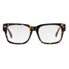 Vintage Frames Company Bowie Xl Brown Tortoise And Clear Acetate In Black