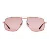 Vintage Frames Company Capone 18kt Rose Gold In Pink