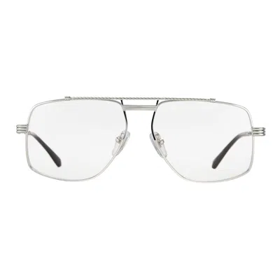 Vintage Frames Company Capone 18kt White Gold In Metallic