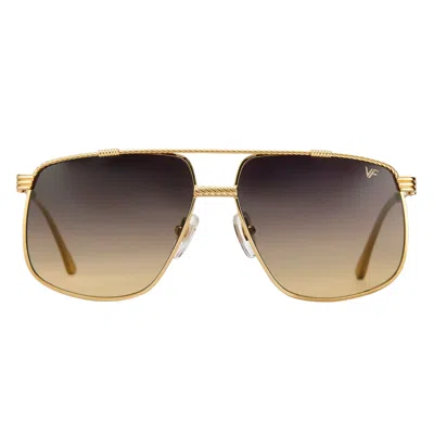 Vintage Frames Company Cash 24kt Gold In Multi