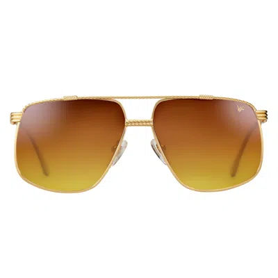 Vintage Frames Company Cash 24kt Gold In Multi