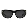 Vintage Frames Company Casper Black Acetate In Black