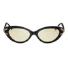 Vintage Frames Company Catwalk Black Acetate In Black
