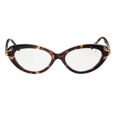 Vintage Frames Company Catwalk Brown Tortoise Acetate In Black