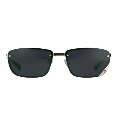 Vintage Frames Company Celebrity 24kt White Gold In Black