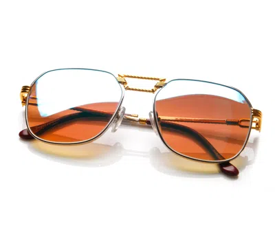 Vintage Frames Company Ceo Masterpiece 24kt Two-tone Gold In White / Yellow Gold