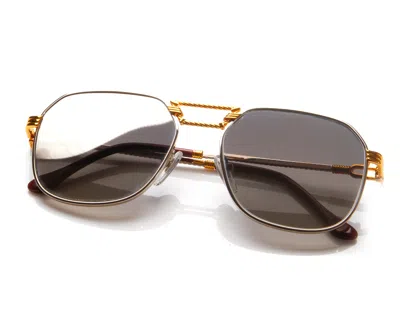 Vintage Frames Company Ceo Masterpiece 24kt Two-tone Gold In White / Yellow Gold