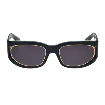 Vintage Frames Company Clash Black Acetate