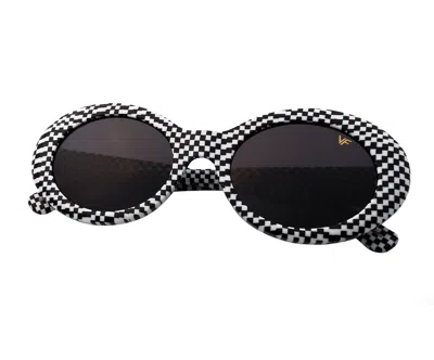 Vintage Frames Company Cobain Checkered Limited Edition In Black
