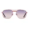 Vintage Frames Company Commander 18kt Rose Gold In Gold