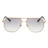 Vintage Frames Company Crime 18kt Yellow Gold In Gold