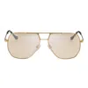 Vintage Frames Company Crime 18kt Yellow Gold In Gold