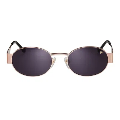Vintage Frames Company Cypher 24kt Rose Gold In Black