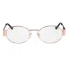 Vintage Frames Company Cypher 24kt Rose Gold In Brown