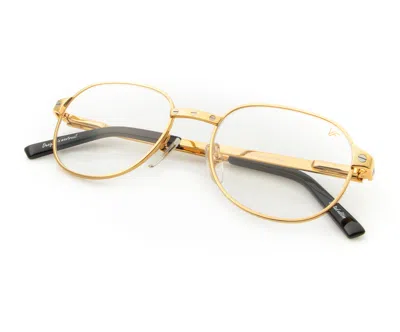 Vintage Frames Company Detroit Player 2 Love Collection 24kt Two-tone Yellow Gold