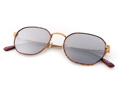 Vintage Frames Company Detroit Player Tortoise Edition 18kt Gold In Multi