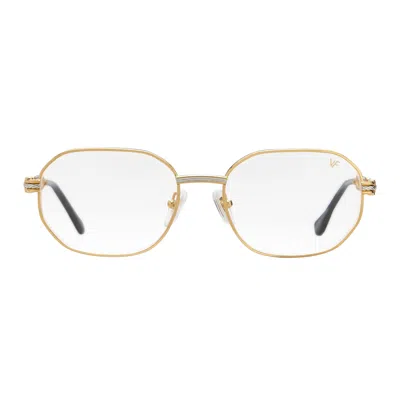 Vintage Frames Company Detroit Player Xl Double Rope Edition 18kt Two-tone Gold