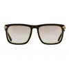 Vintage Frames Company Don 24kt Gold Black Acetate Edition In Black