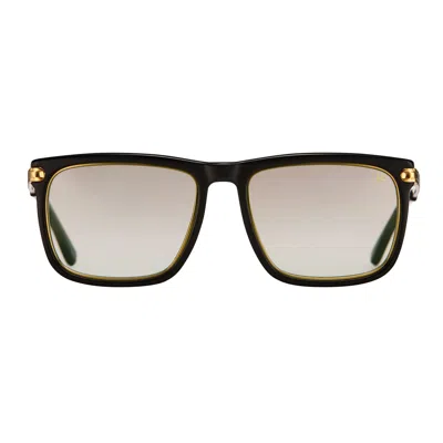 Vintage Frames Company Don 24kt Gold Black Acetate Edition