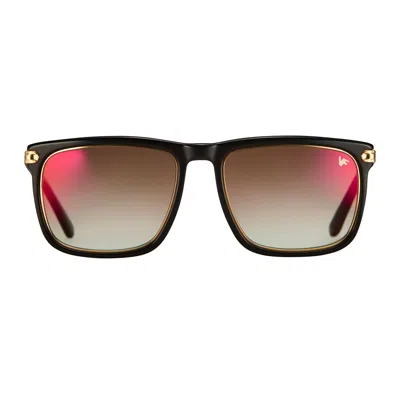 Vintage Frames Company Don 24kt Gold Black Acetate Edition