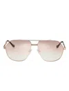 Vintage Frames Company Double Rope Geometric Sunglasses In Pink
