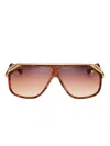 Vintage Frames Company Eastwood Frame Sunglasses In Brown