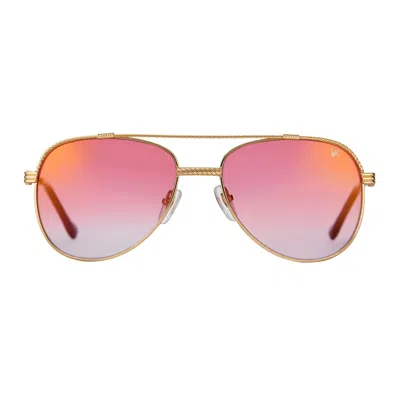 Vintage Frames Company Escobar 18kt Gold In Multi