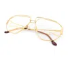 Vintage Frames Company Escobar Geometric Edition 24kt Gold In Gold