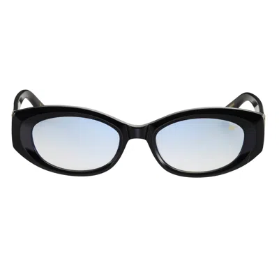 Vintage Frames Company Essex Black Acetate In Blue