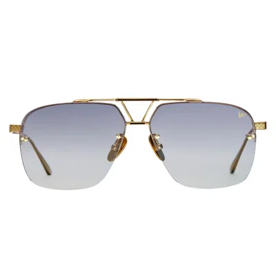 Vintage Frames Company Falcon Rimless Drill Mount 24kt Gold