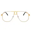 Vintage Frames Company Fight Club 18kt Two-tone Yellow Gold In Gold