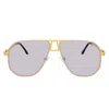 Vintage Frames Company Fight Club 18kt Two-tone Yellow Gold In White