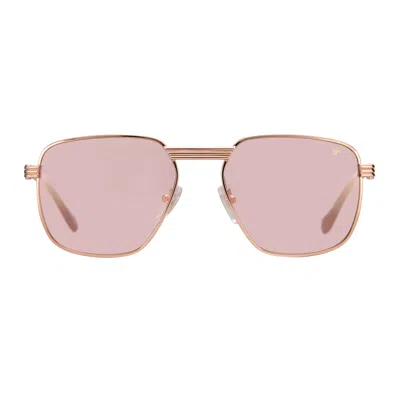 Vintage Frames Company General 18kt Rose Gold In Pink
