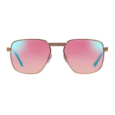 Vintage Frames Company General 18kt Rose Gold In Pink