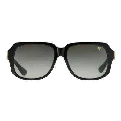 Vintage Frames Company Gentleman Black Acetate In Brown