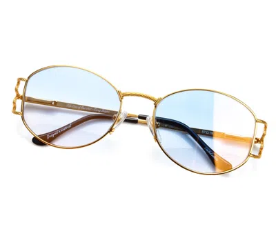 Vintage Frames Company Ghostface Masterpiece Edition 24kt Gold In Blue