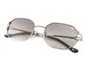 Vintage Frames Company Hustler Deluxe Edition 18kt White Gold In Metallic