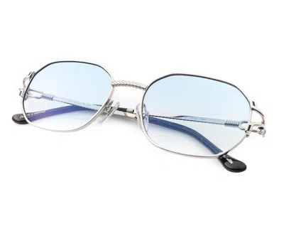 Vintage Frames Company Hustler Deluxe Edition 18kt White Gold In Metallic