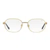 Vintage Frames Company Hustler Double Rope Edition 18kt Two-tone Gold In Gold