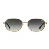 Vintage Frames Company Hustler Double Rope Edition 18kt Two-tone Gold In Gold