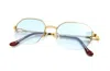 Vintage Frames Company Hustler Half Rim 18kt Gold In Multi