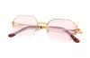 Vintage Frames Company Hustler Half Rim 18kt Gold In Multi