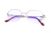 Vintage Frames Company Hustler Half Rim 18kt White Gold In Multi