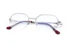 Vintage Frames Company Hustler Half Rim 18kt White Gold In Multi