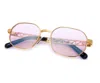 Vintage Frames Company Hustler Jacques Cartier Edition 24kt Gold In Gold