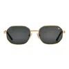 Vintage Frames Company Hustler Signature Series 18kt Gold In Black
