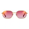 Vintage Frames Company Hustler Signature Series 18kt Gold In Pink