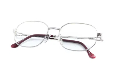 Vintage Frames Company Hustler Signature Series 18kt White Gold In Metallic